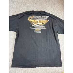 Vintage 90s Harley Davidson T Shirt Mens XL Black Hal's New Berlin Wisconsin